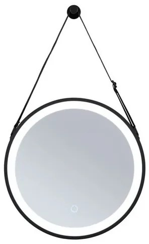 Miro LED Illuminated Mirror TW IP44 Matt Nero - Paulmann