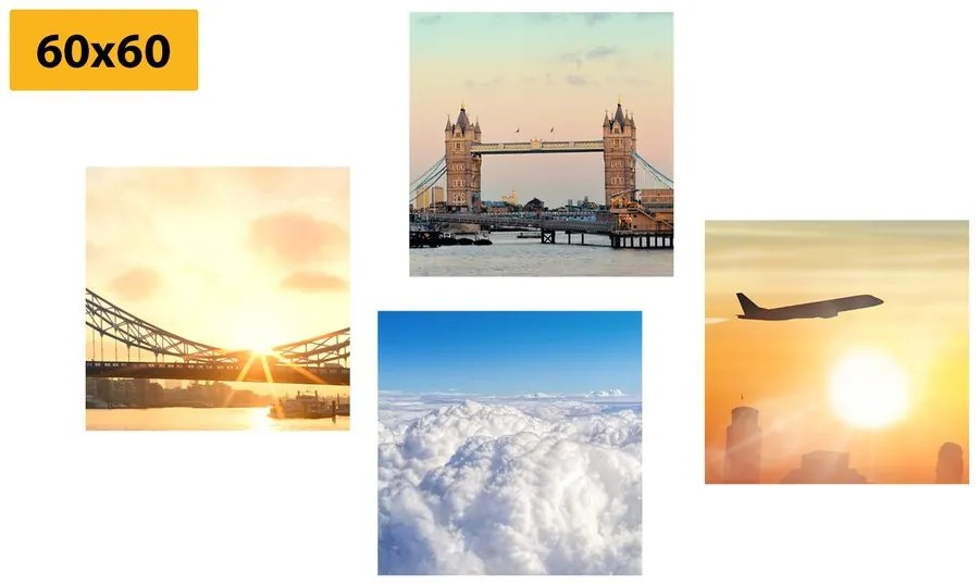 Set di quadri – Viaggio a Londra