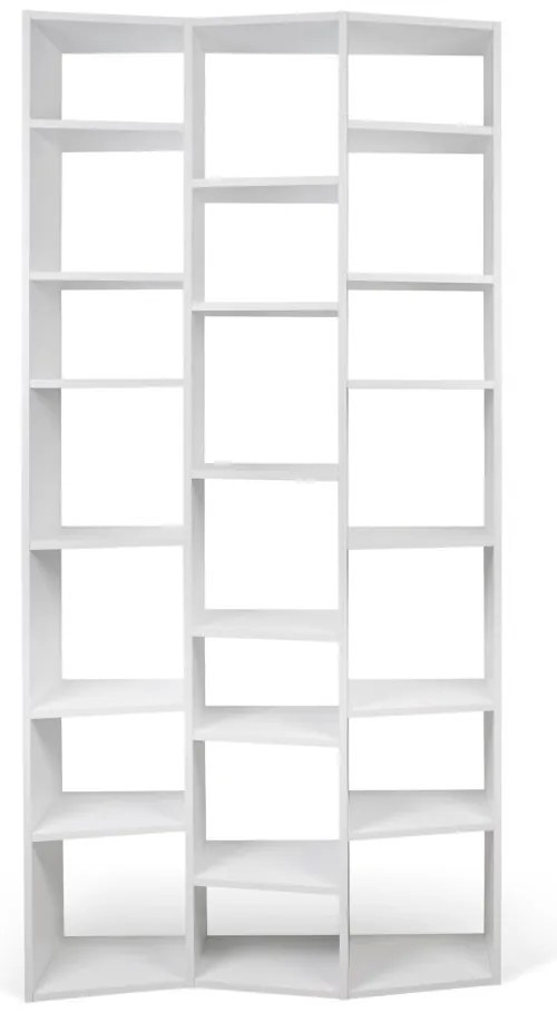 Libreria bianca 108x224 cm Valsa - TemaHome
