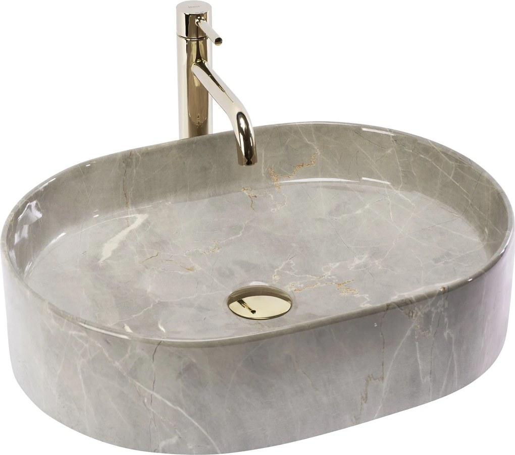 Lavabo da appoggio Rea Nadia 50 Kashmir
