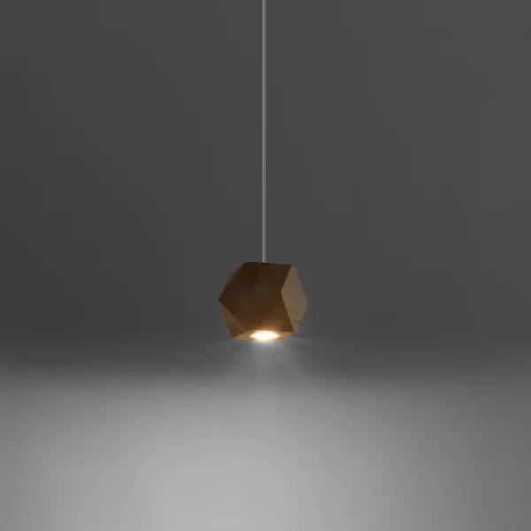 Sollux SL.1011 - Lampadario a sospensione con filo WOODY 1xGU10/40W/230V