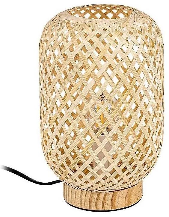 Rabalux 74016 - Lampada da tavolo ALINAFE 1xE14/25W/230V rattan