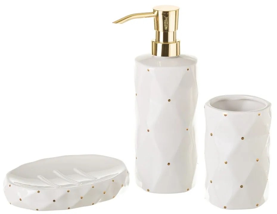 Set di accessori da bagno bianchi Dottie - Casa Selección