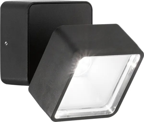 Ideal Lux - Lampada da parete da esterno a LED OMEGA LED/7W/230V CRI 90 IP54 marrone