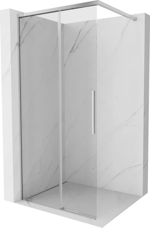 Mexen Rox pannello doccia Walk-in 95 x 200 cm, trasparente 8 mm, cromo - 8C2-095-003-01-00