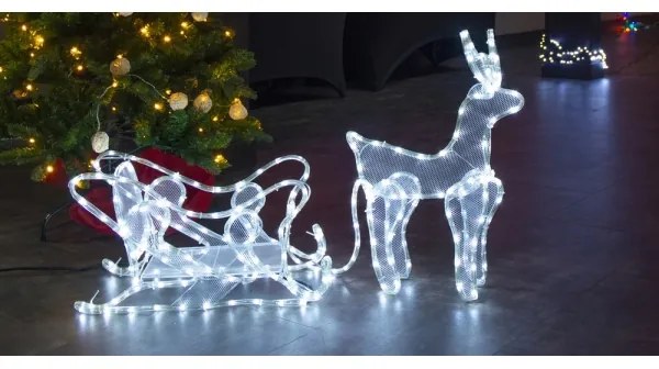 Retlux - LED Decorazione natalizia per esterni LED/12W/230V IP44 renna