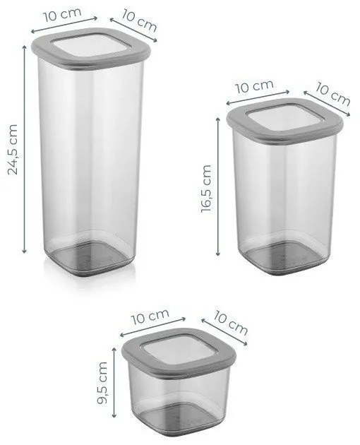 Set di contenitori alimentari 12 pz - Hermia