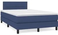 Letto a Molle con Materasso e LED Blu 120x190 cm in Tessutocod mxl 92649