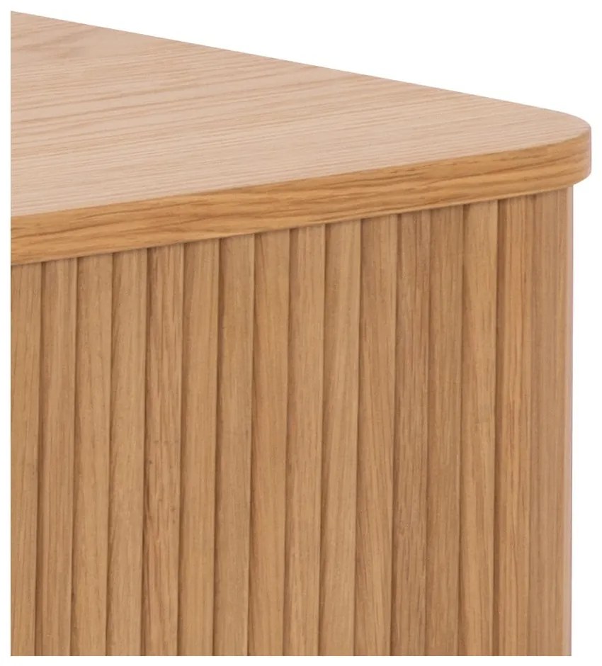 Tavolo TV in rovere naturale 140x45 cm Langley - Actona