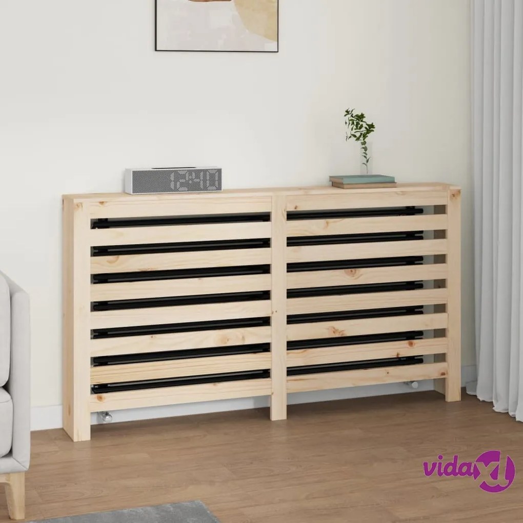 vidaXL Copertura Termosifone 153x19x84 cm in Legno Massello di Pino