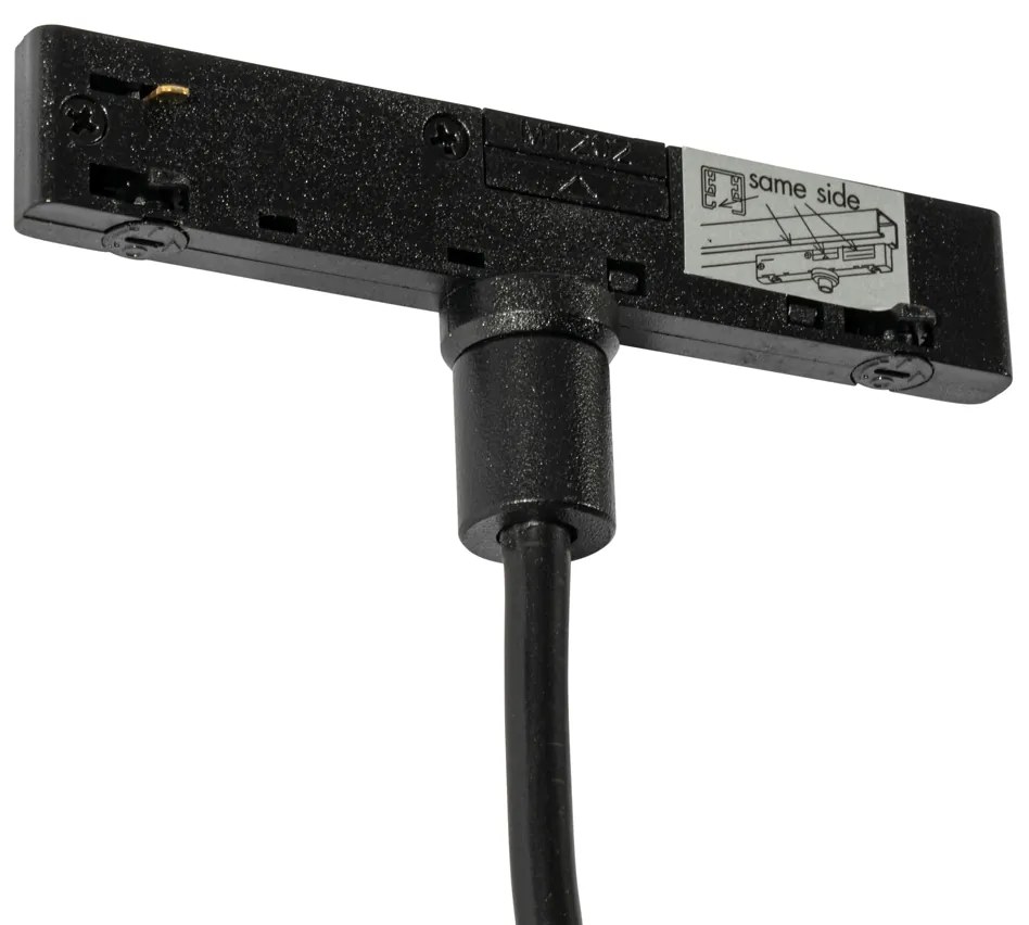 Lampada a sospensione moderna bronzo scuro per sistema binario monofase - Slimline Keno