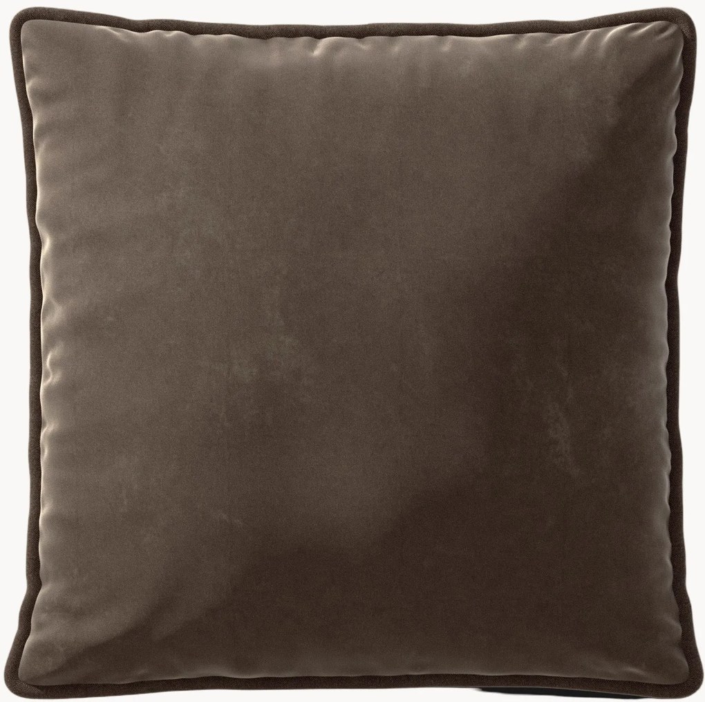 Cuscino grande in velluto Vetsak, 60 x 60 cm