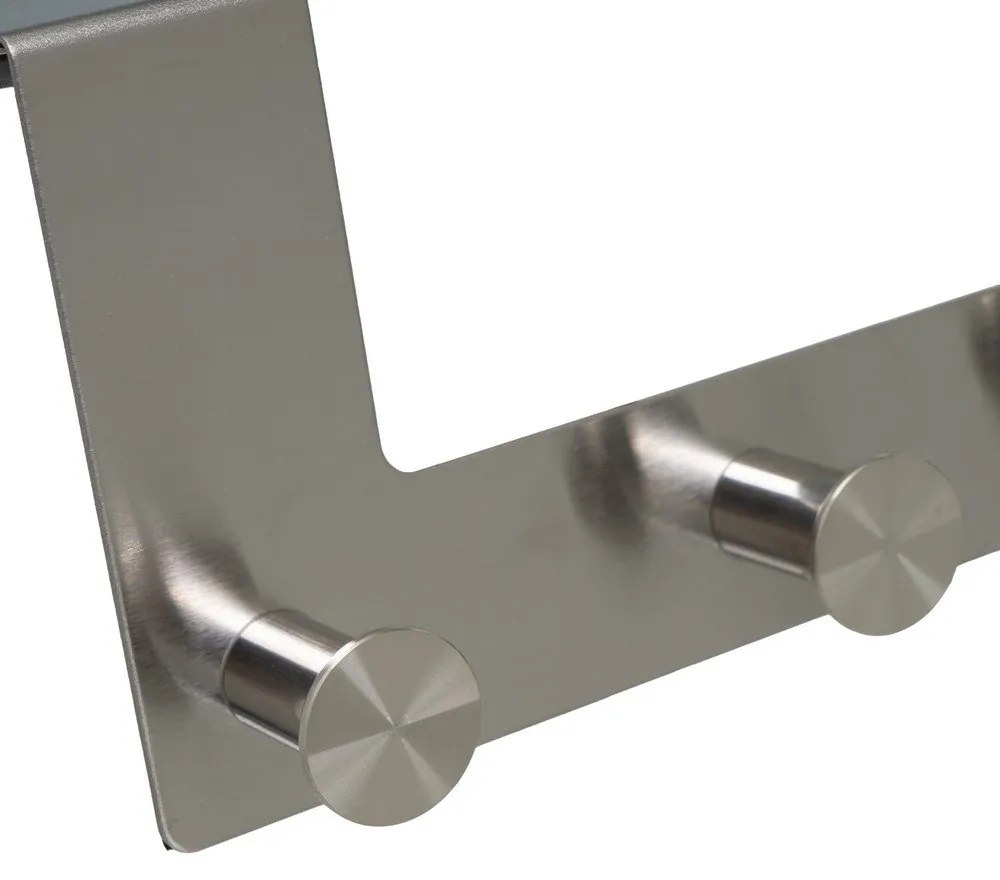 Appendiabiti in metallo argento opaco 35 cm - Casa Selección