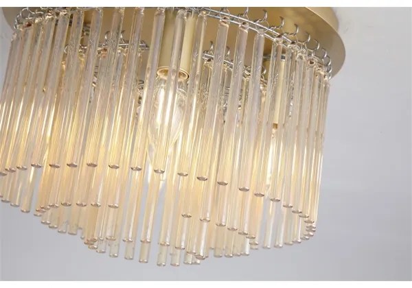 Searchlight 55620-320CP - Plafoniera SWIZZLE 5x E14/60W/230V, Ø 32 cm, dorata