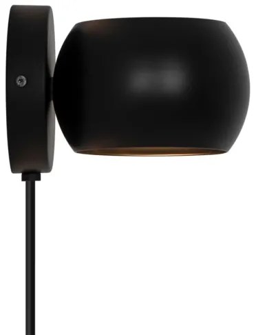 Nordlux - Faretto da parete orientabile BELIR 1xG9/5W/230V nero