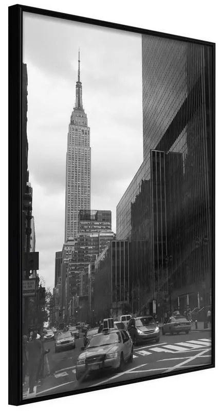 Poster  Empire State Building  Cornice Quadri Cornice nera, Larghezza x Altezza Home decor 40x60