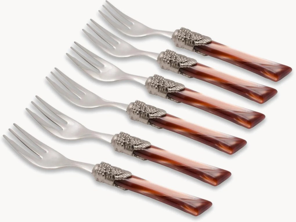 Set di 6 forchette da dessert Syrah