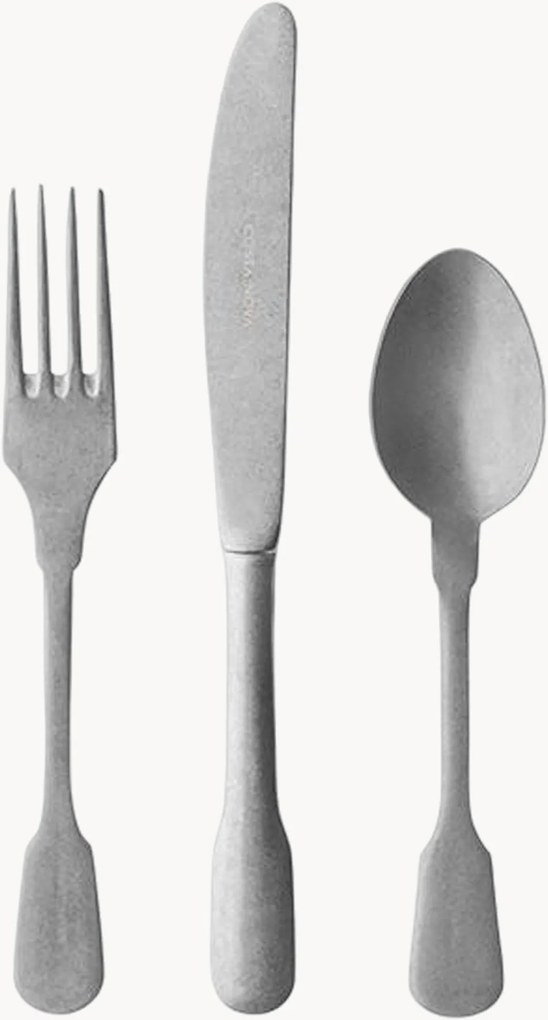 Set di 18 posate da dessert Saga