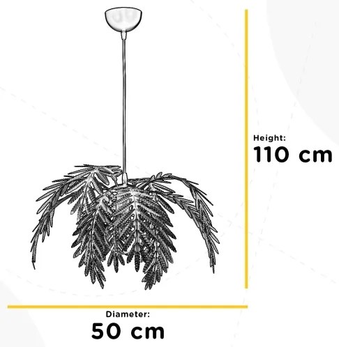 ONLI - Lampadario a sospensione con filo DUBAI 1xE27/22W/320V bronzo