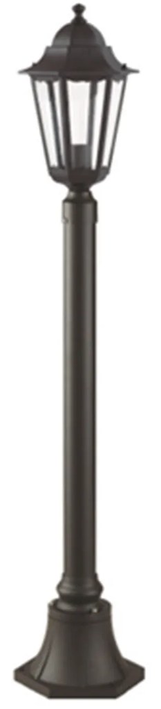 Paletto Esterno Sawyer Alluminio Nero 1 Luce E27 Ip44