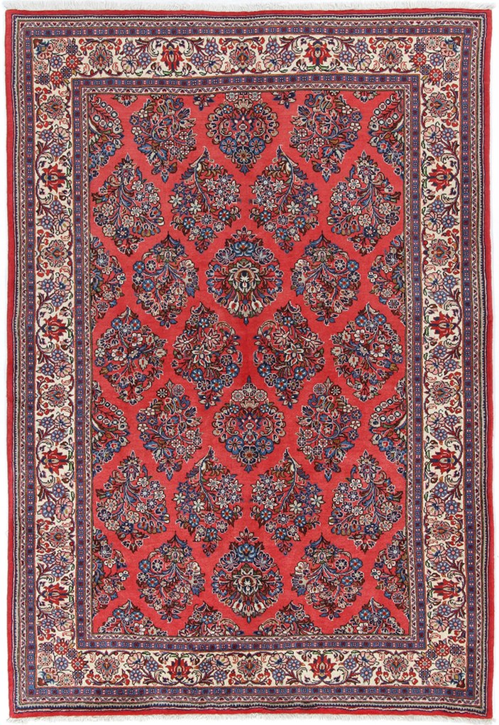 Sarouk Tappeto 170x240 (Iran) Annodato A Mano
