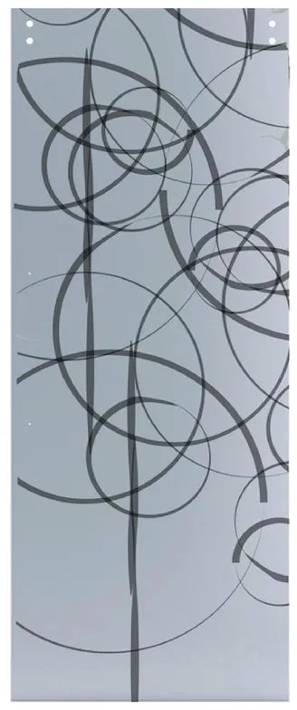 Anta per porta scorrevole esterno muro Rio in vetro serigrafato, L 96 x H 215 cm spessore 10 mm, apertura destra