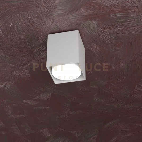 Area plafoniera tubo h.10 1 luce grigio 1127-pl10-gr