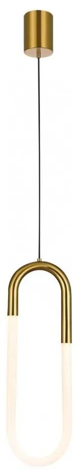 Redo 01-3183 - Lampadario LED a sospensione con filo LATIUM LED/9W/230V ottone