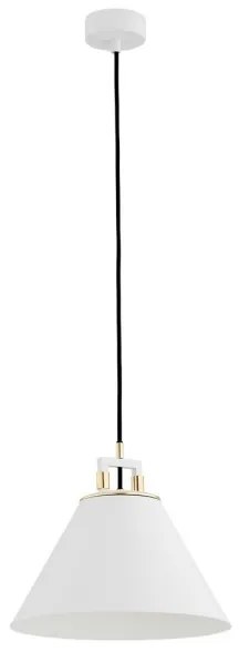 Argon 4914 - Lampadario a sospensione con filo ORTE 1xE27/15W/230V bianco