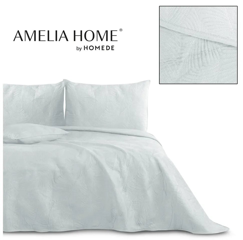 Copriletto grigio chiaro per letto matrimoniale 240x260 cm Palsha - AmeliaHome