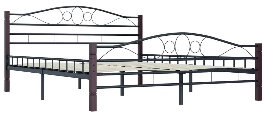 Giroletto nero in metallo 200x200 cm