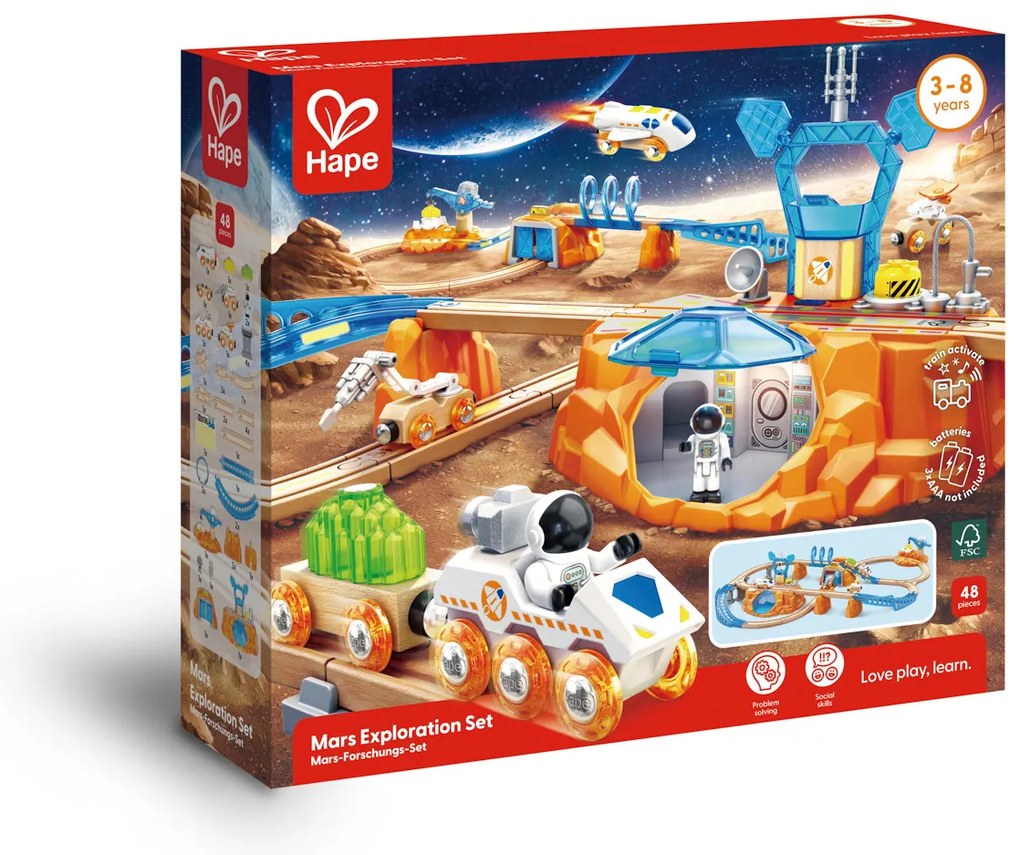 Ferrovia - Set esplorazione su Marte - 48 pezzi