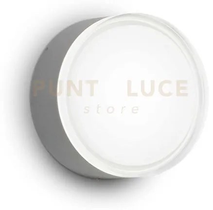 Urano plafoniera da esterno ip44 1 luce attacco gx53 antracite 16cm
