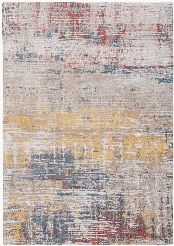 Tappeto jacquard lavabile da interno-esterno Streaks