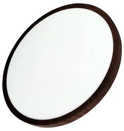 Plafoniera da soffitto LED/32W/230V 3000/4000/6500K diam. 40 cm marrone