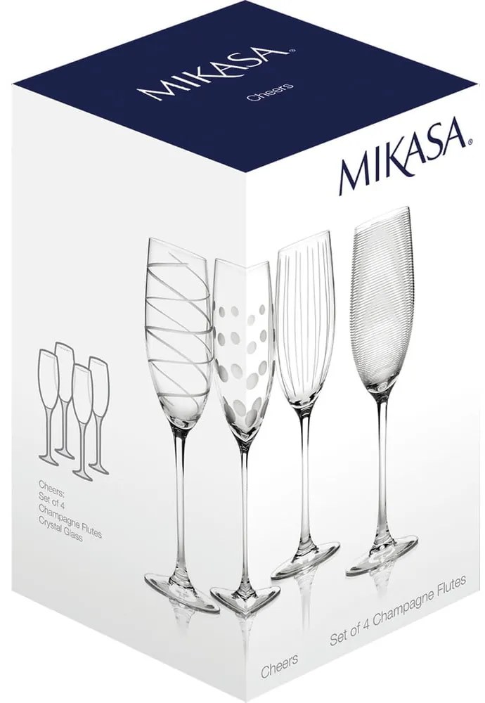 Bicchieri da spumante in set da 4 250 ml Cheers - Mikasa