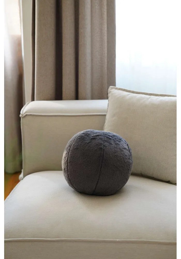 Cuscino decorativo in micropile ø 25 cm Top – Mioli Decor