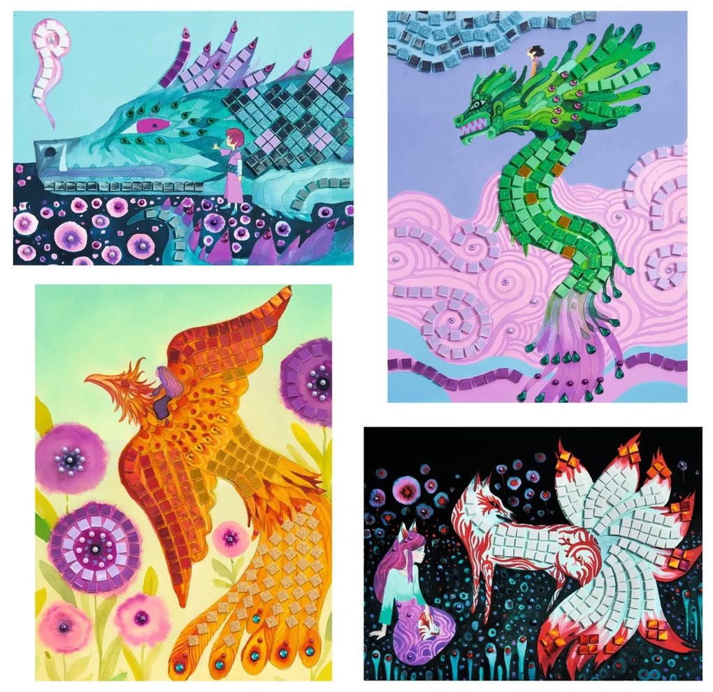 Mosaico - creature mitiche