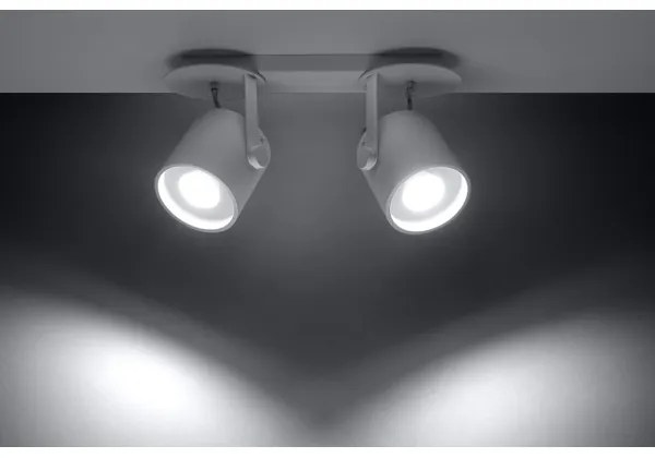 Faretto LAROSA 2 2xGU10/40W/230V bianco