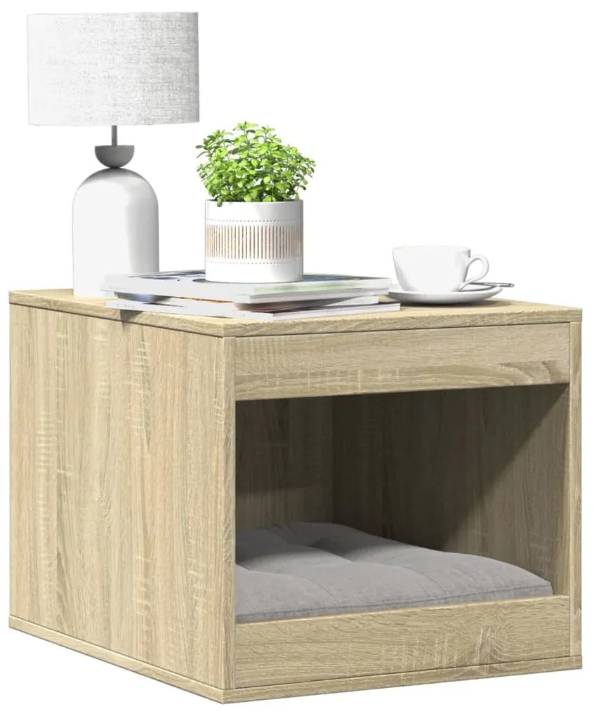 Recinto Lettiera Gatti Rovere Sonoma 47x59x42 Cm İn Truciolato /