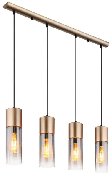 Globo 21000-4HCA - Lampadario a sospensione su cavo ANNIKA 4xE27/25W/230V