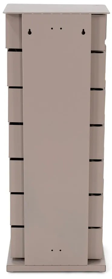 Cassettiera grigio tortora in metallo 37x99x26 cm Joey – Spinder Design