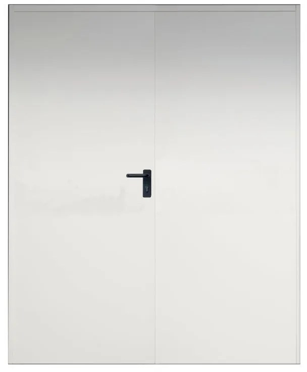 Porta doppia anta tagliafuoco battente EI2CE 60 avorio L 140 x H 205 cm reversibile