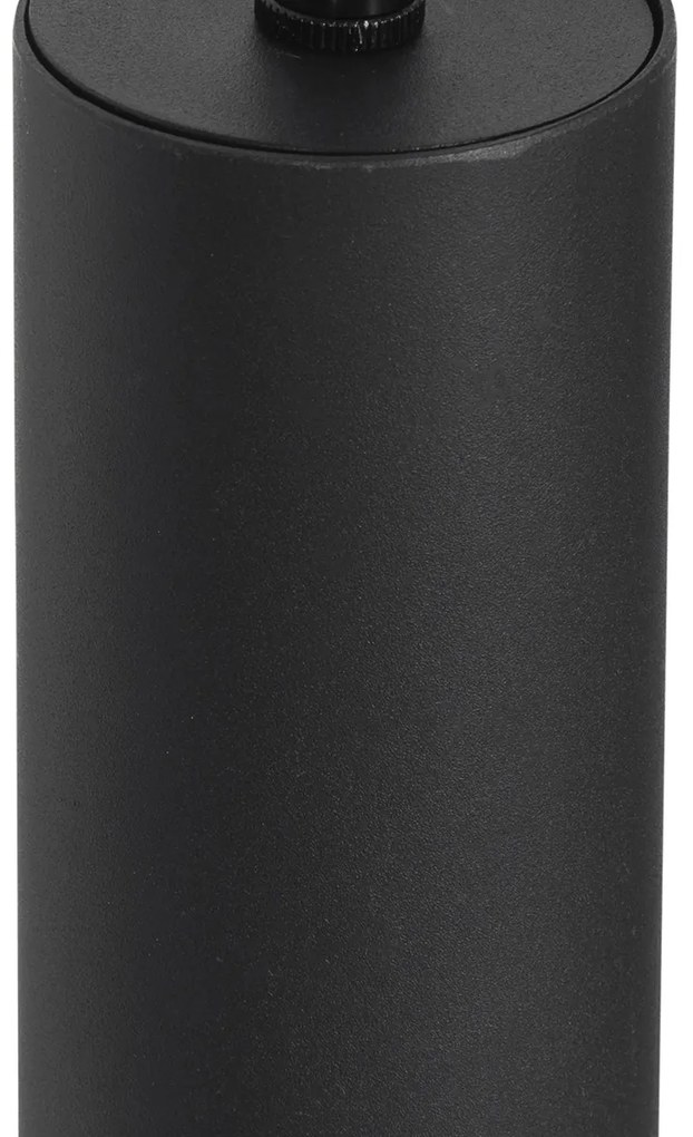 Lampada a sospensione intelligente nera con 5 GU10 Wifi - Jeana