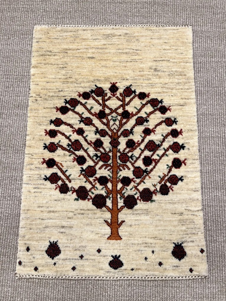 Loribaft Tappeto 60 x 90 Beige (Iran) Annodato A Mano