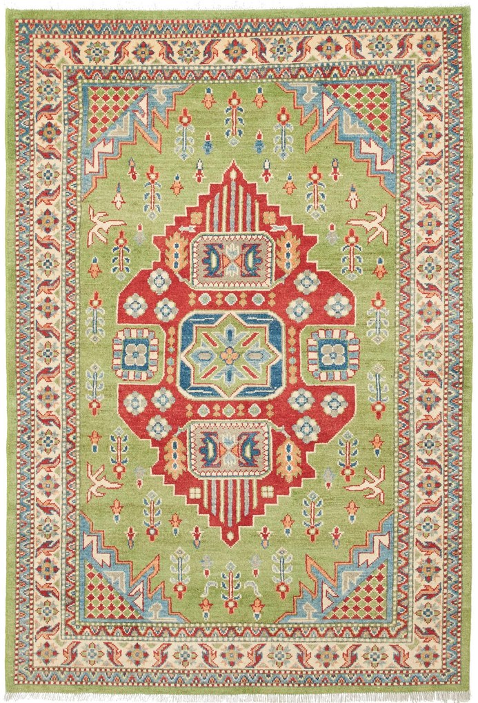 Kazak Tappeto orientale 130 x 180 (Afghanistan) Annodato A Mano