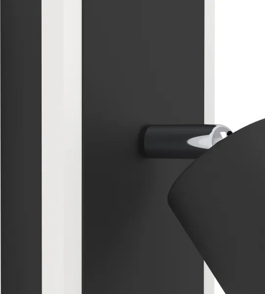 Eglo 901634 - Faretto da parete LED RIMBOCCHI LED/7W/230V nero