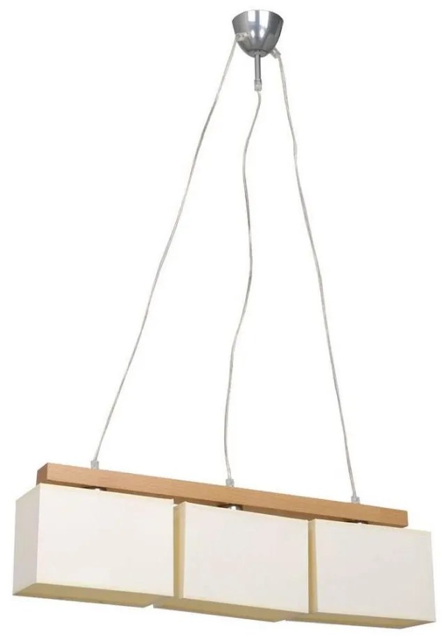 Lampadario a sospensione con supporto rigido ARON 5xE27/60W/230V