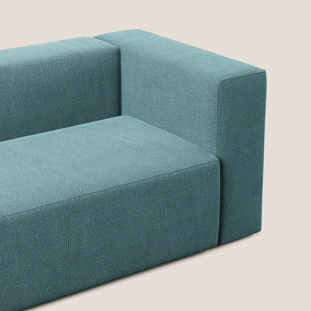 Nettuno modulo angolo/laterale maxi in morbido tessuto bouclè T07 azzurro