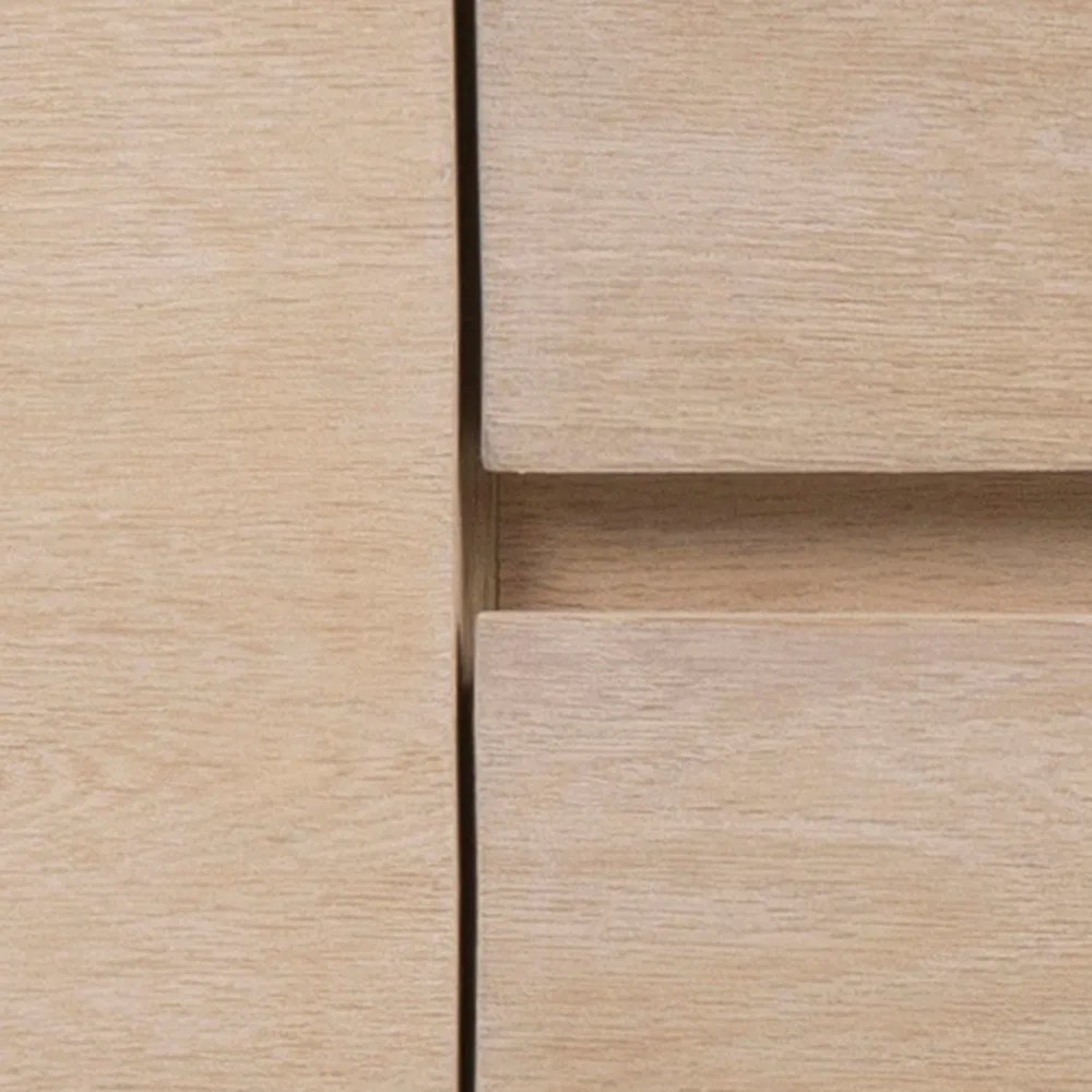 Cassettiera bassa color legno naturale effetto rovere 150x75 cm Nagano - Actona